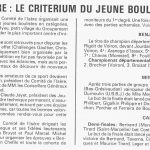 1980-Critérium du jeune bouliste