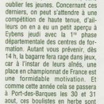 1997-Fédéraux doublettes jeunes