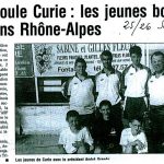 1999-Curie champion de Rhône-Alpes