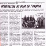 2003-Championnat de France 2 féminine Matheysine