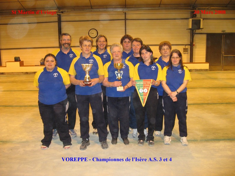 Finale A.S. 3 et 4 féminines