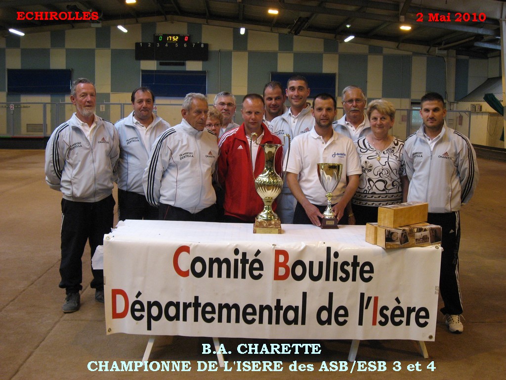 Finale des A.S. 3 et 4 masculins – Echirolles – 2 Mai 2010