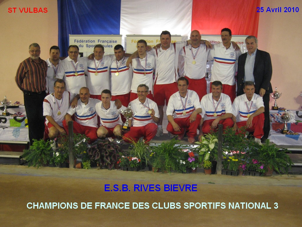 Finales des clubs sportifs – St Vulbas – 25 Avril 2010