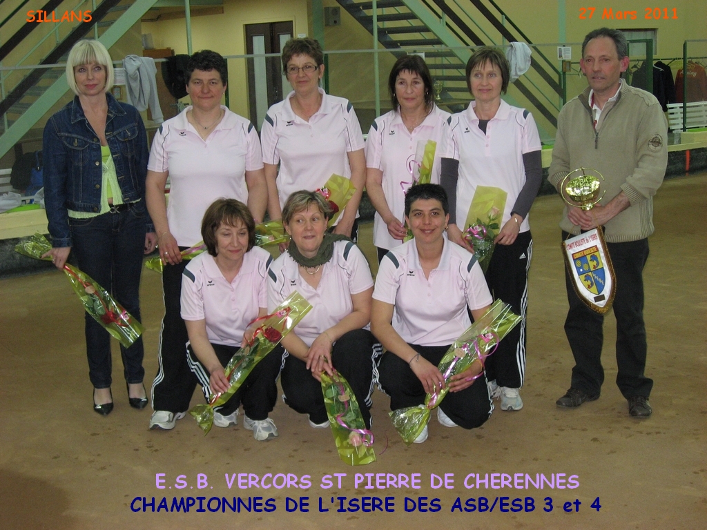 Finale des A.S. 3 et 4 Féminines – Sillans – 27 mars 2011