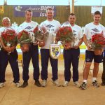 Vice-champions 3ème D: Soto A, Didier J, Trignat J et L, Inchaurtieta G (Alpes 38).