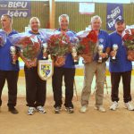 Champions 4ème D: Fox A, Colomb Y,Aguila T, Escalle J, Bozon F (ESB Bas Grésivaudan).