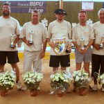 Vice-champions 4ème D:Vallet G et , Donques S, Paquet Y, Durant JM (ESB Portes du Vercors).