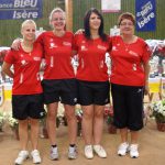 Qualifiées F2-3: Gros S, Vessiller L, Morand M, Rivaux C (ESB Morestel).