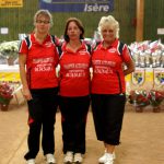 Qualifiées F4: Florès C, Gouilloud S, Armanet j (La Côte).