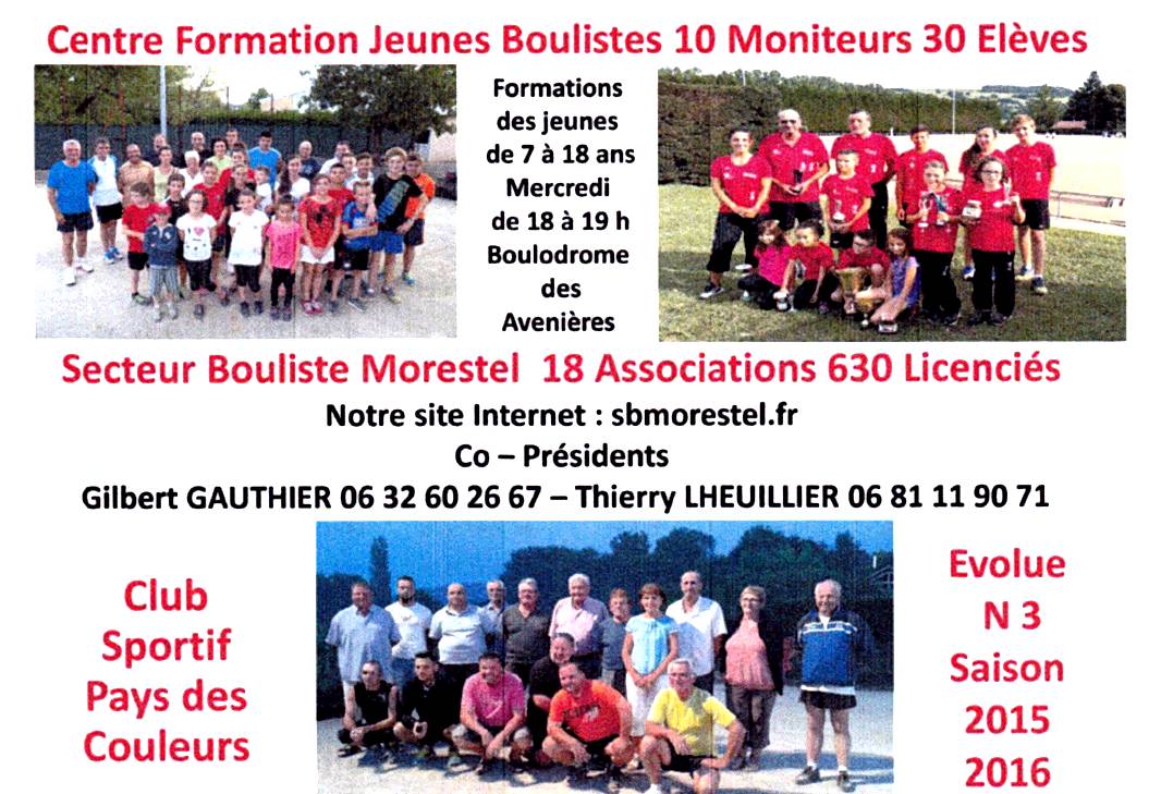 Congrès départemental à Morestel.