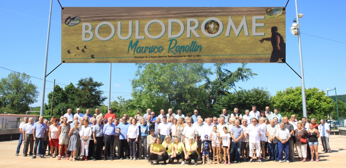 Inauguration boulodrome à Optevoz