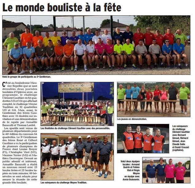 Challenge Gauthier à Optevoz