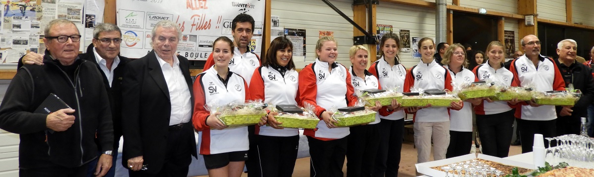 Réception en l’honneur des Championnes d’Europe