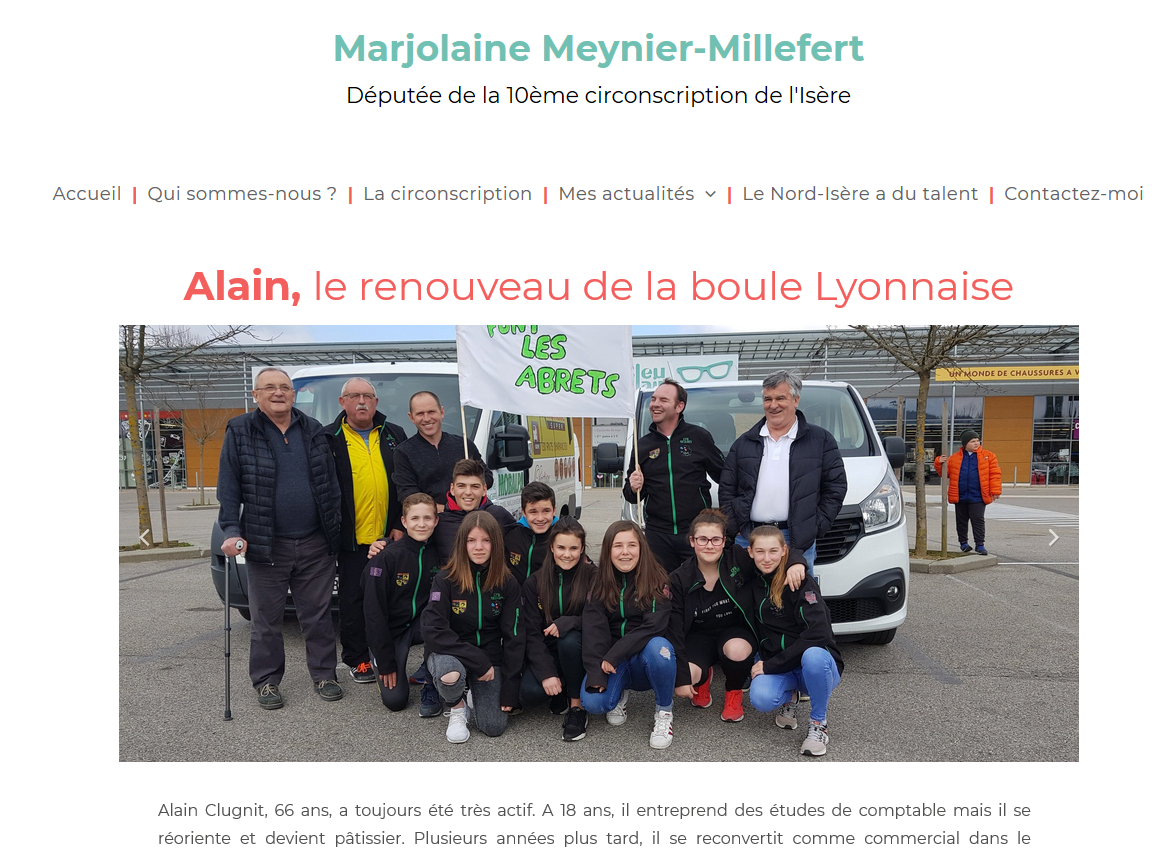 Alain, le renouveau de la boule Lyonnaise