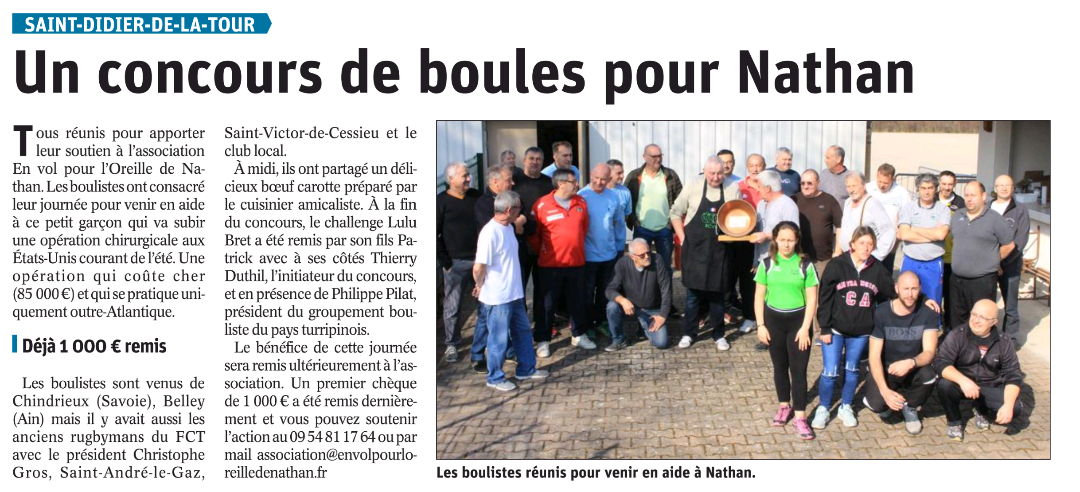 En vol pour l&rsquo;oreille de Nathan