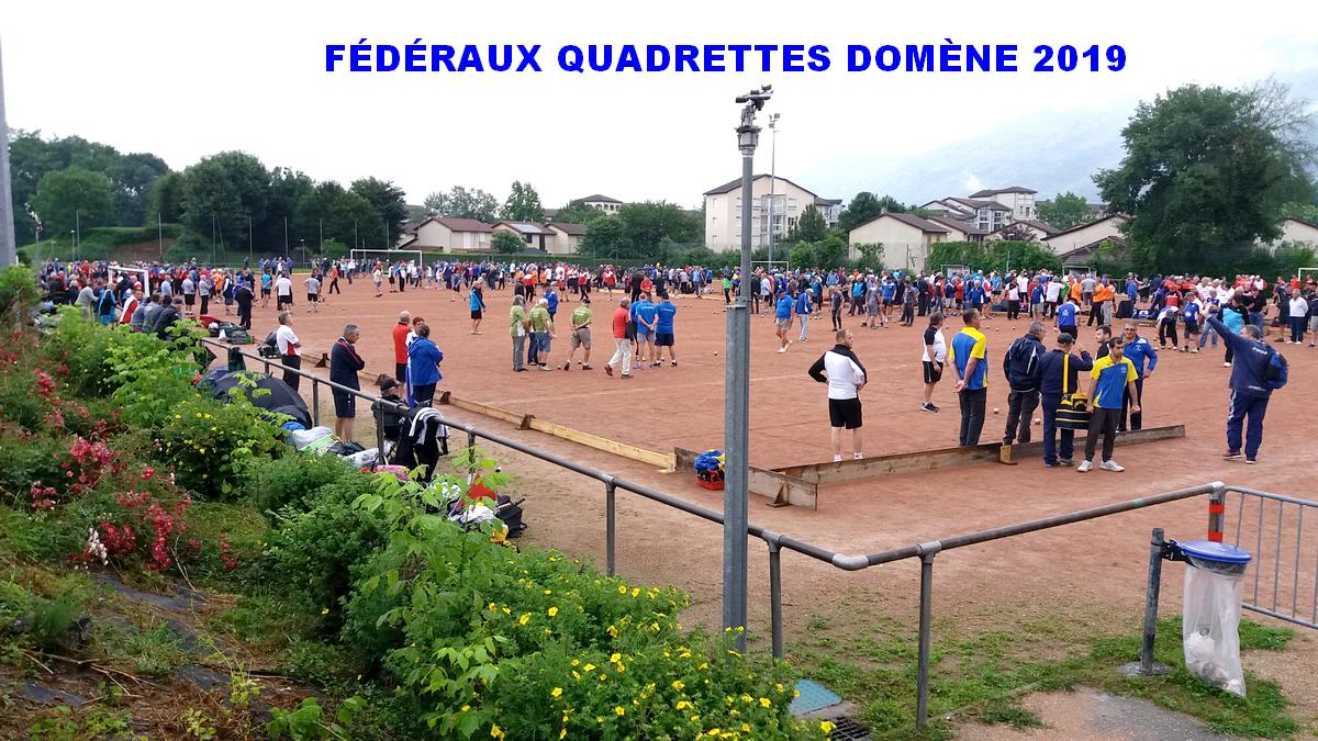 Fédéraux quadrettes Masculins et triples Féminines + Jeunes.