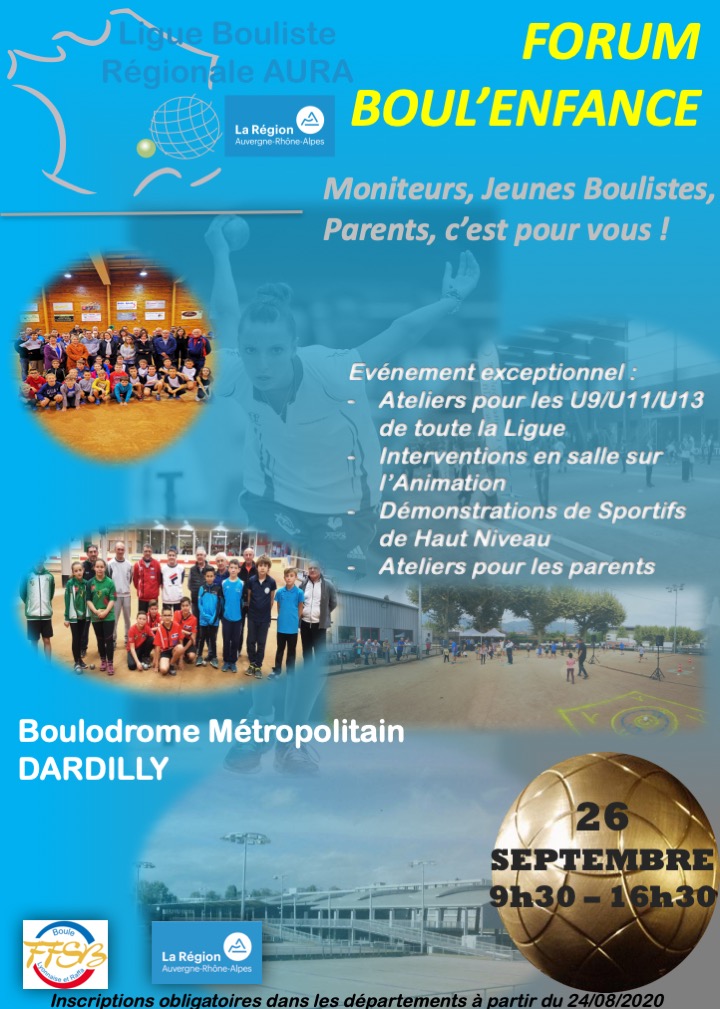 Ligue Bouliste AURA – Forum Boul’enfance