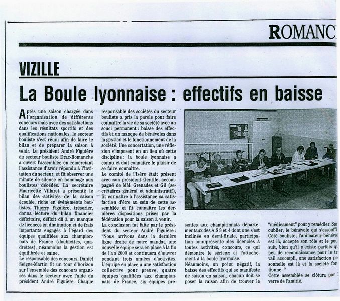 Articles DL saison 2000