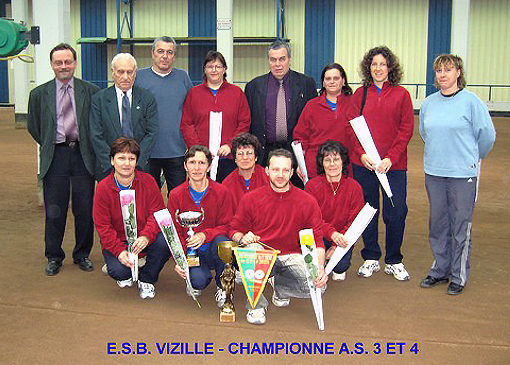 Finales A.S 3 et 4 Féminines Vinay 2006.