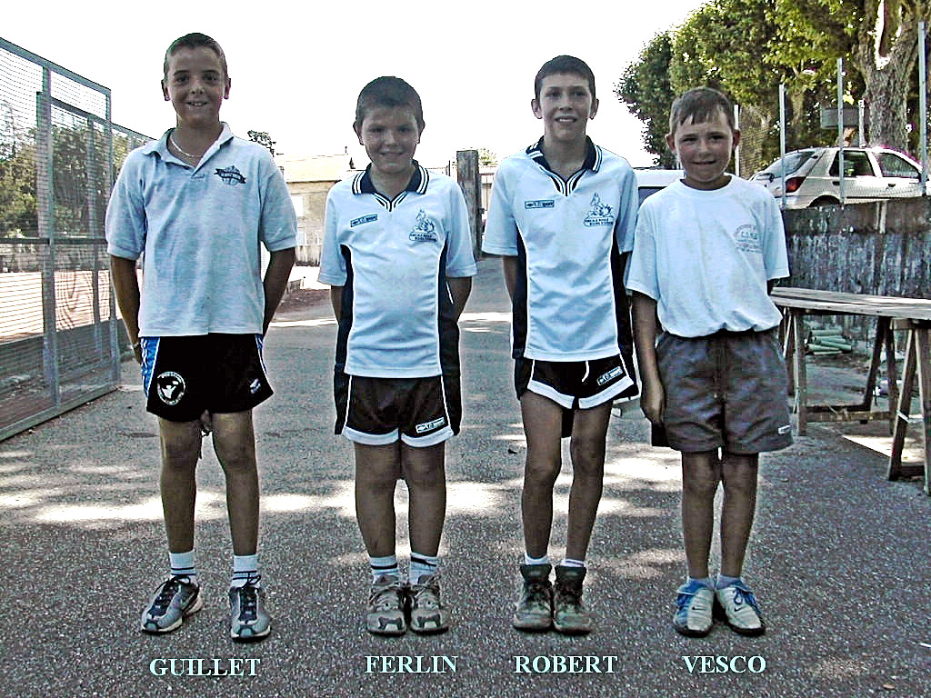 Fédéraux Simples Jeunes 2004.