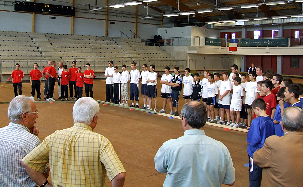 Rencontres UNSS à Saint-Jean de Bournay 2007.