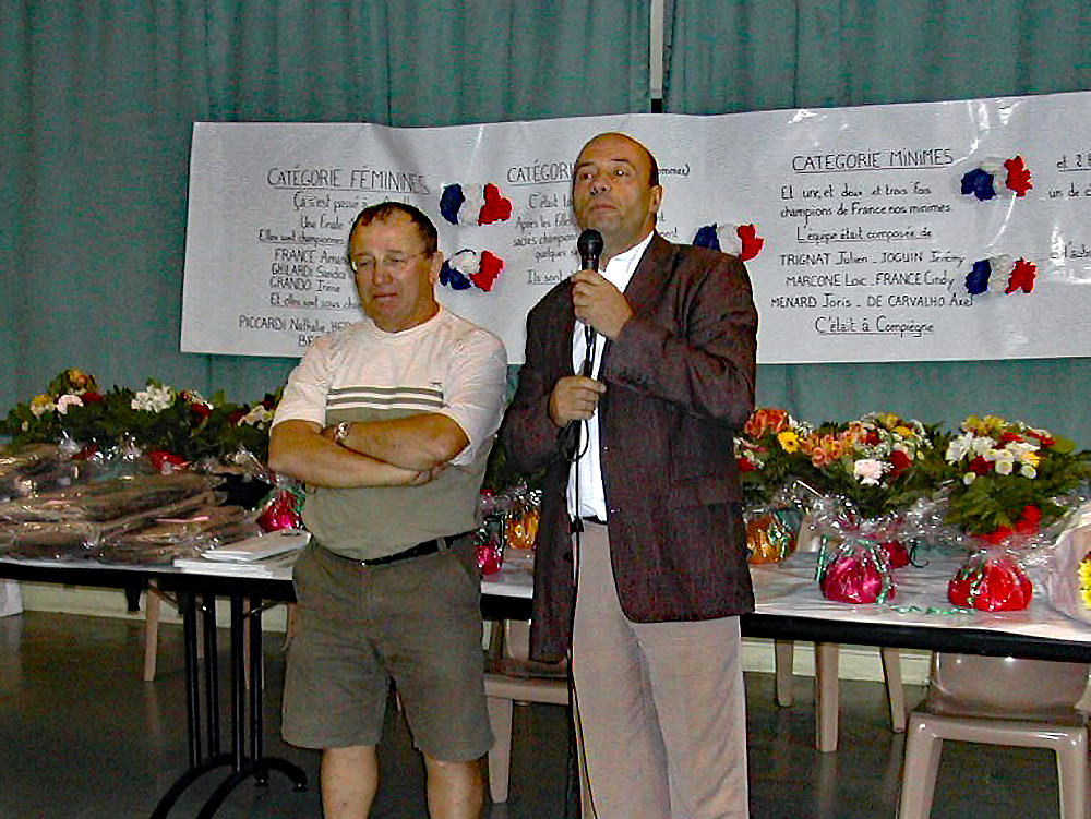 Réception des champions à Fontaine.