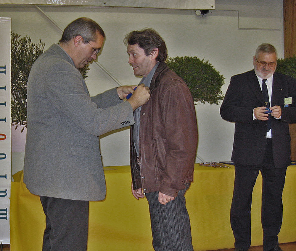 Remise de médailles Jeunesse et sports 2006.