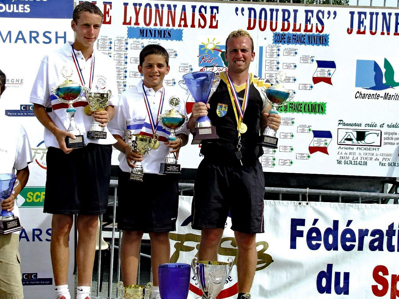 Doubles Jeunes Port des Barques.