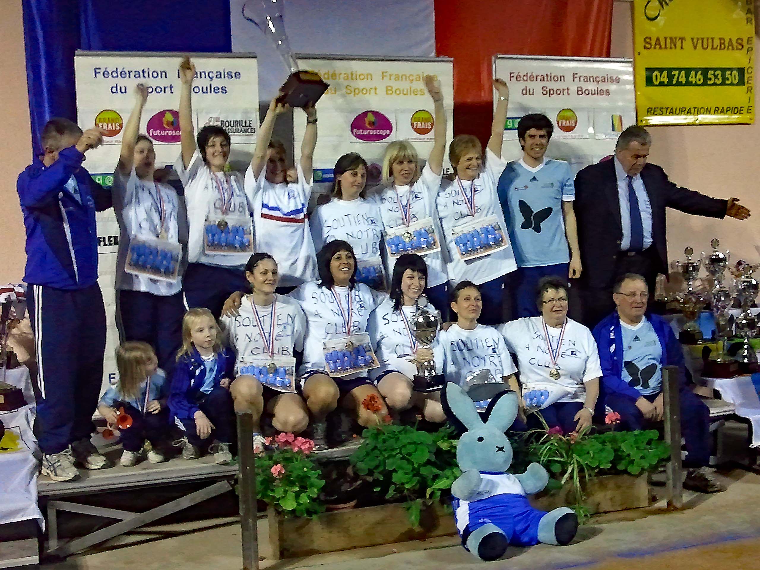 Finales des clubs sportifs à Saint-Vulbas.