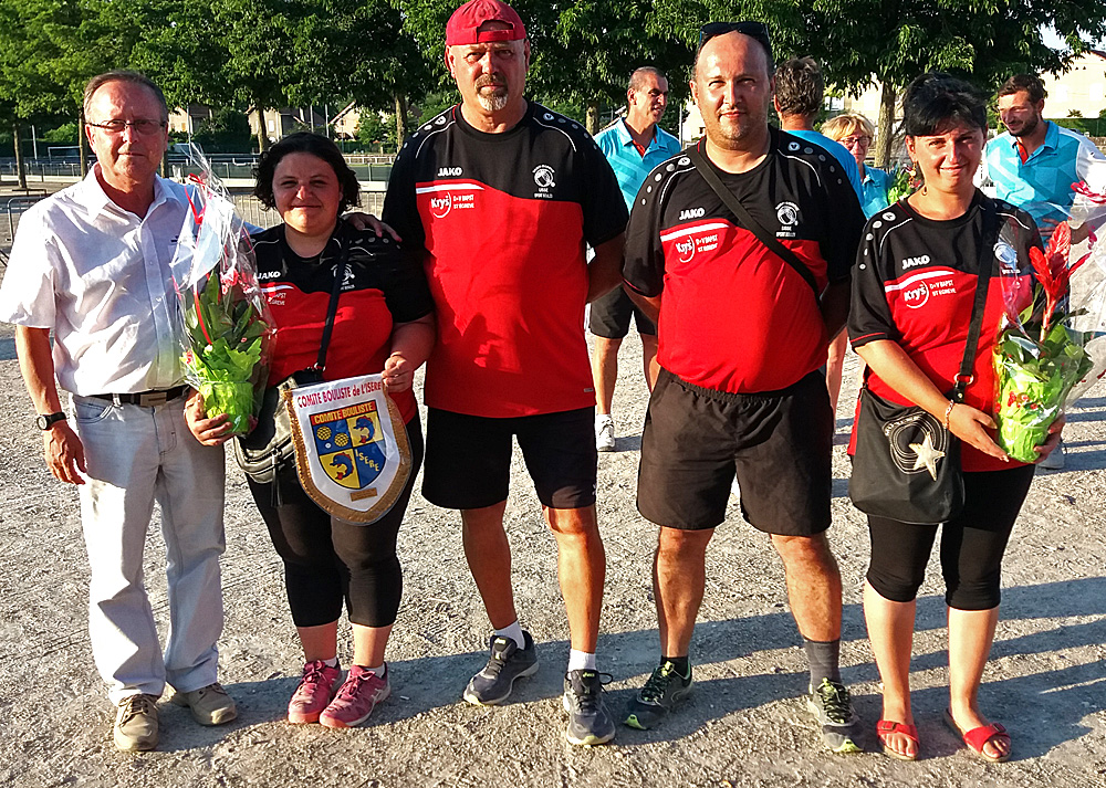 2018 Eliminatoires Triples mixtes à la Tour du Pin.