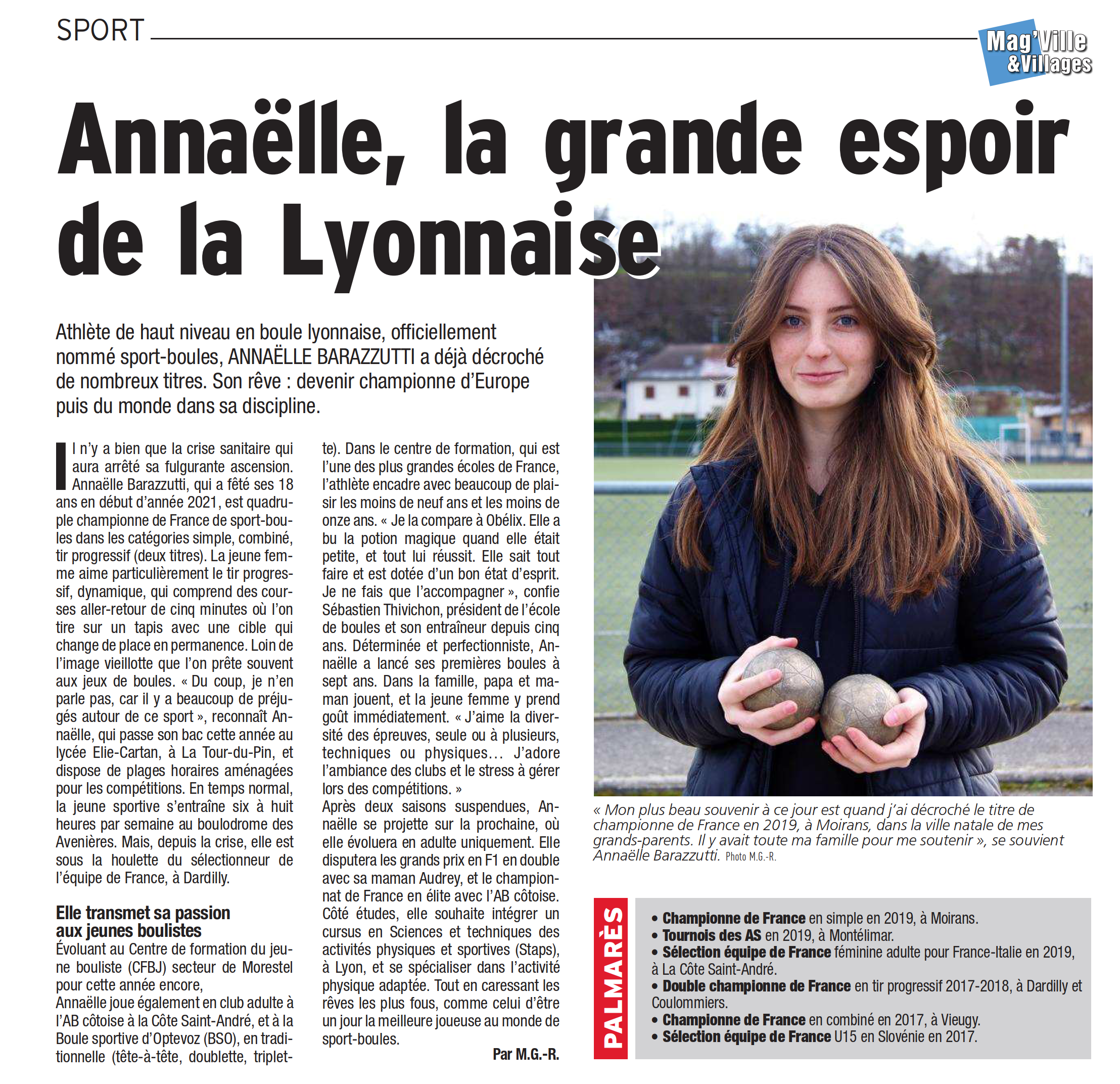Annaëlle, la grande espoir !