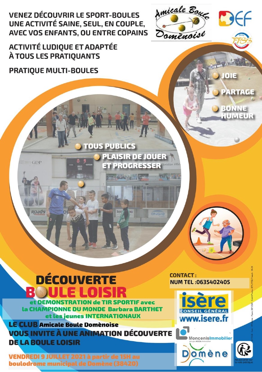 Découverte Boule Loisir à Domène !