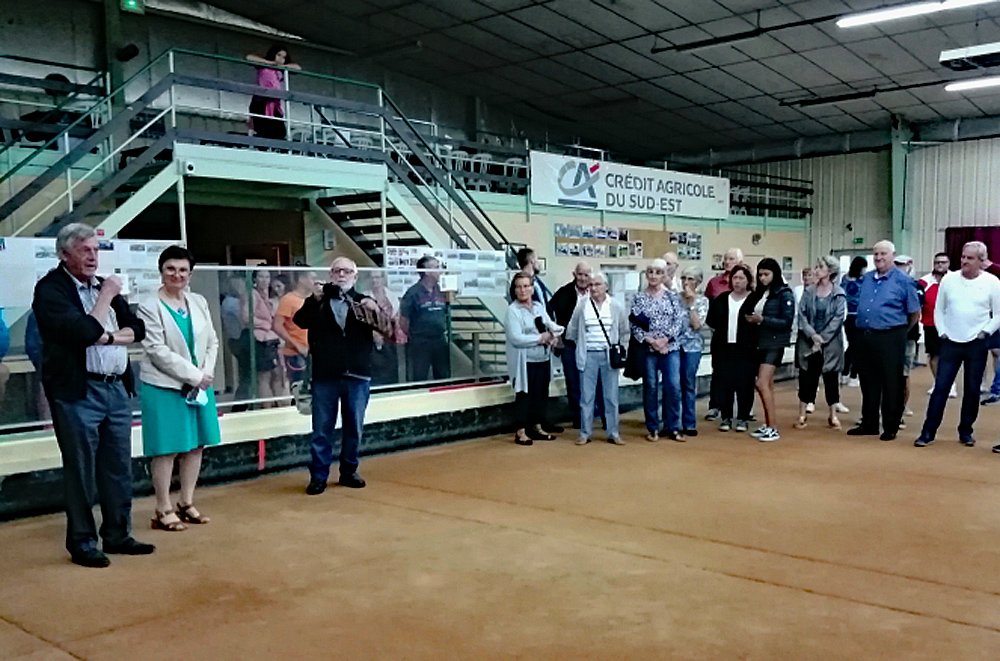 Réception du club Rives-Bièvre à Sillans.