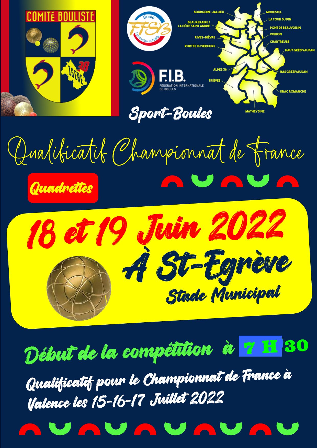 Fédéraux Quadrettes à Saint-Egrève