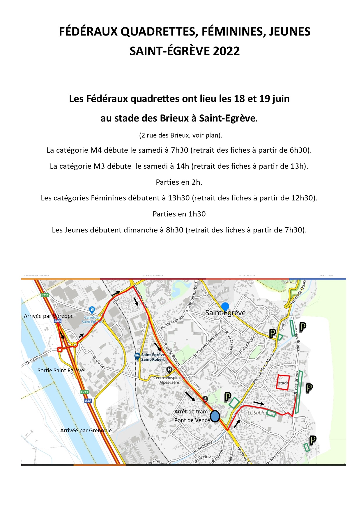 Fédéraux Quadrettes à Saint-Egrève