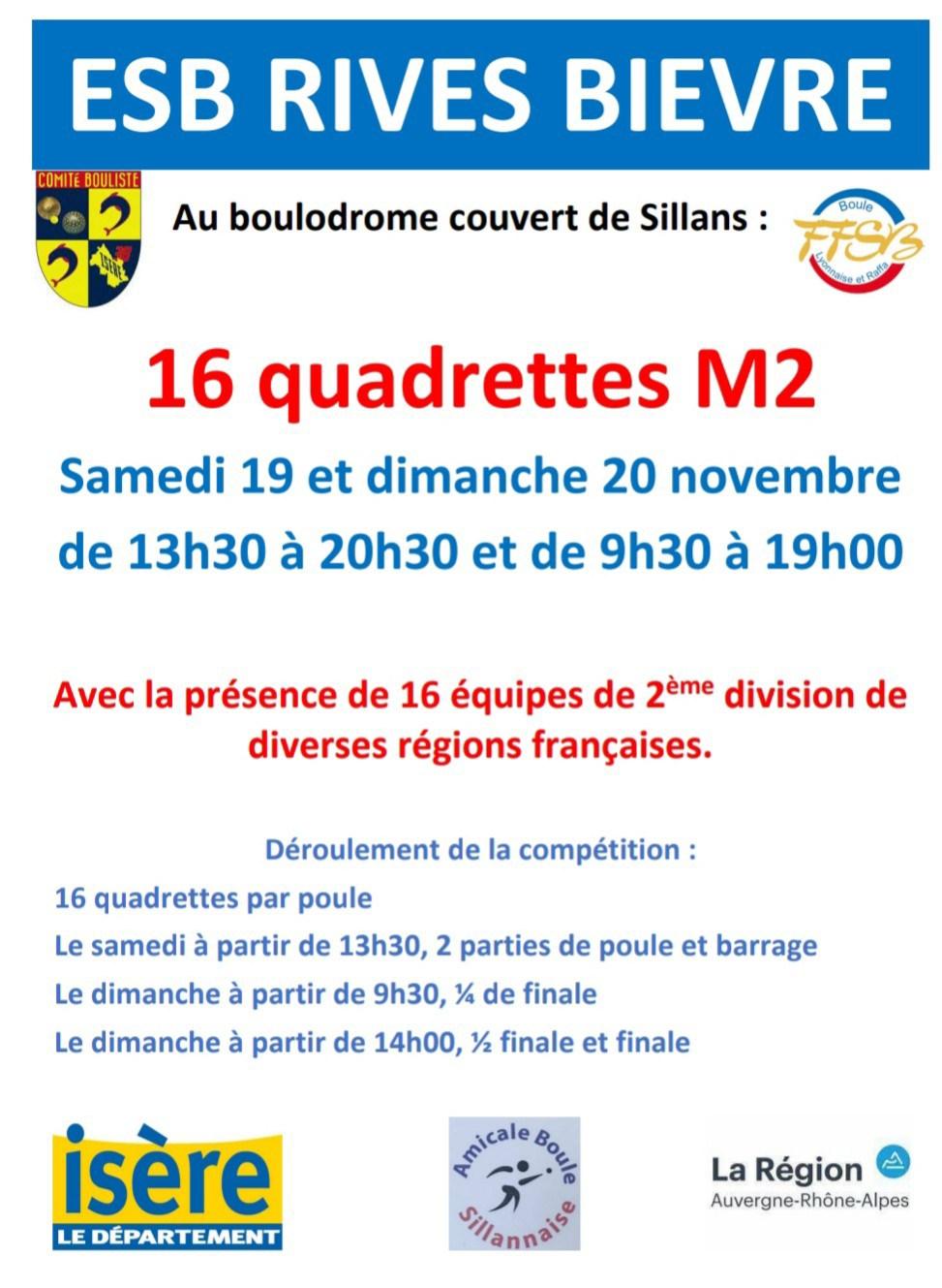 … et la M2 à Sillans !