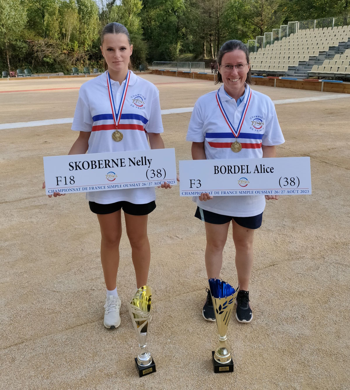 Des titres en F1 et F3 en Simple à Oussiat !